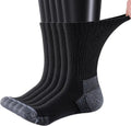 Black Viscose Bamboo Crew Diabetic Socks D797683