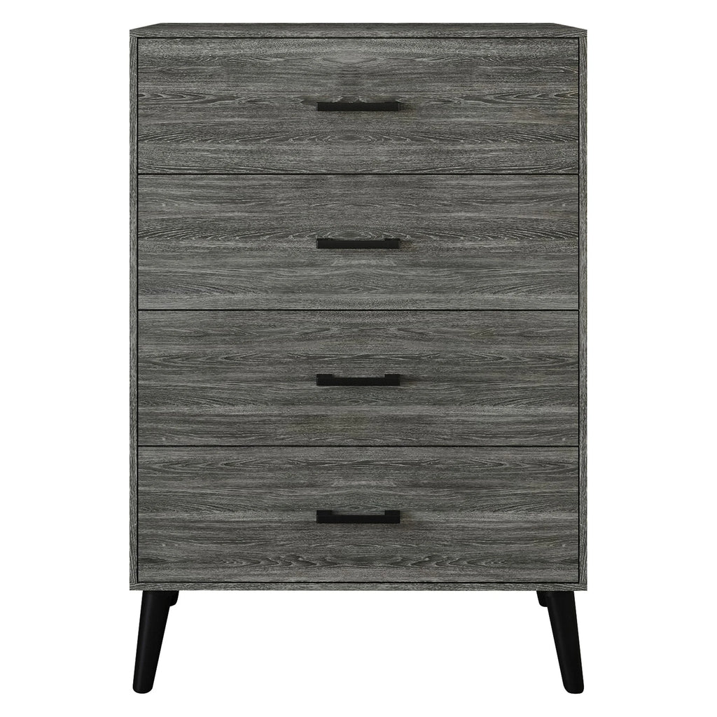 Rustic 4 Drawer Wooden Dresser A5498