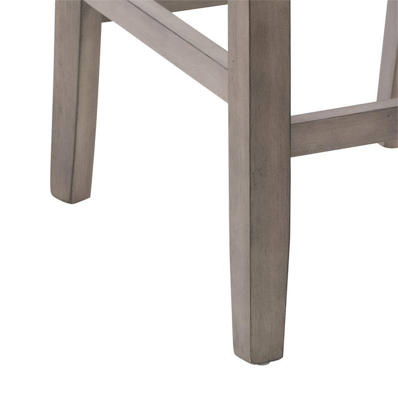 Washed Gray Counter Height Dining Chair Set of 2 G375