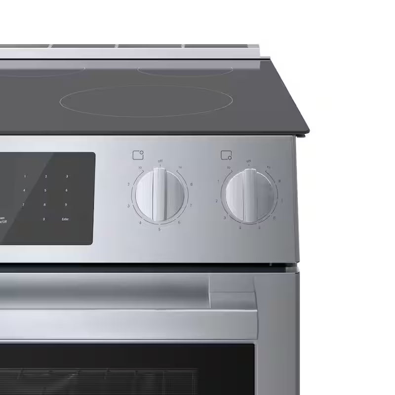 30 in. 4.6 cu. ft. Slide-In Electric Range with Self Cleaning Convection Oven in Stainless Steel W560923
