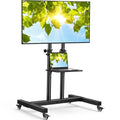 Rolling TV Stand on Wheels for 32-83 Inch Screens up to 110lbs V449156