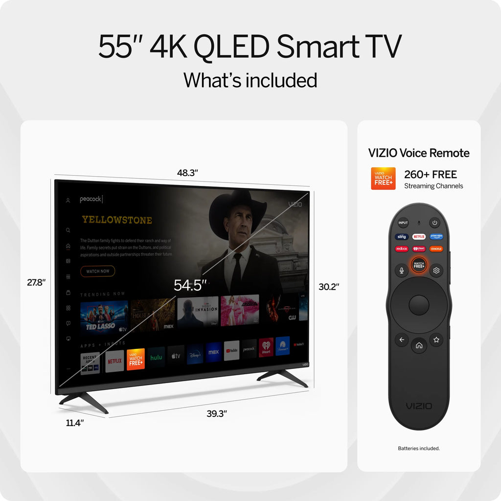 55 Class Quantum 4K QLED HDR Smart TV D917