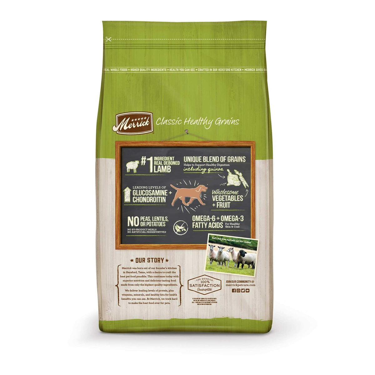 Lamb Green Peas Dry Dog Food W7152