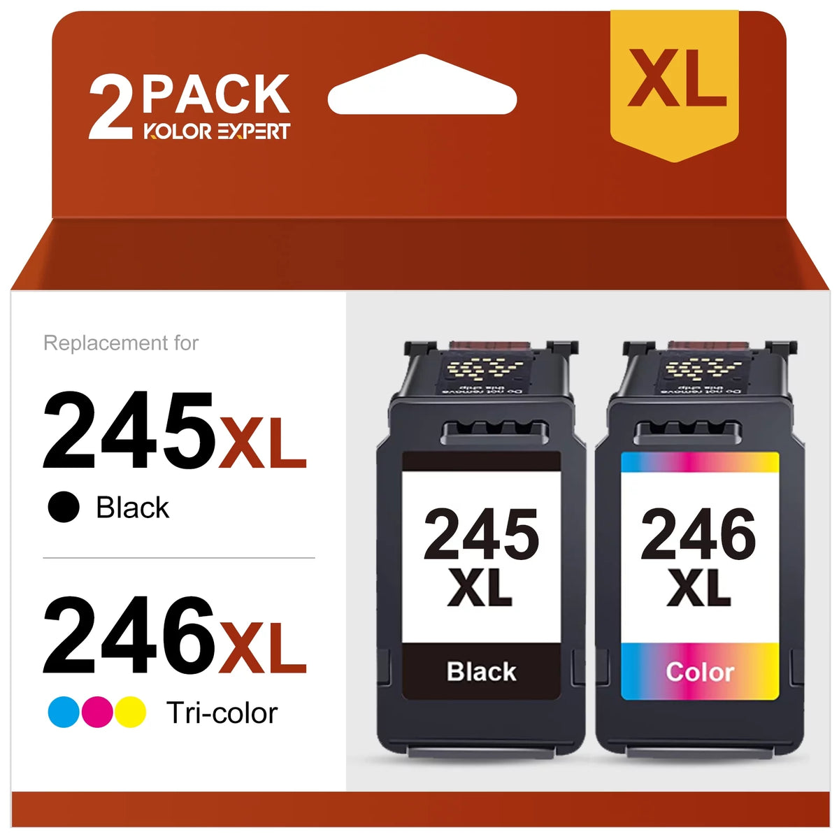 245XL Black Tri-Color Ink Cartridge B854859