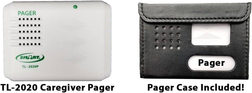 Wireless Fall Alert with 10in x 30in Bed Pad and Caregiver Pager C508030