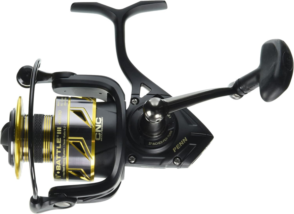 4000 Black and Red Spinning Inshore Fishing Reel B77075