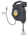 25 ft 12/3 Retractable Extension Cord Reel with 3 Electrical Outlet F122417