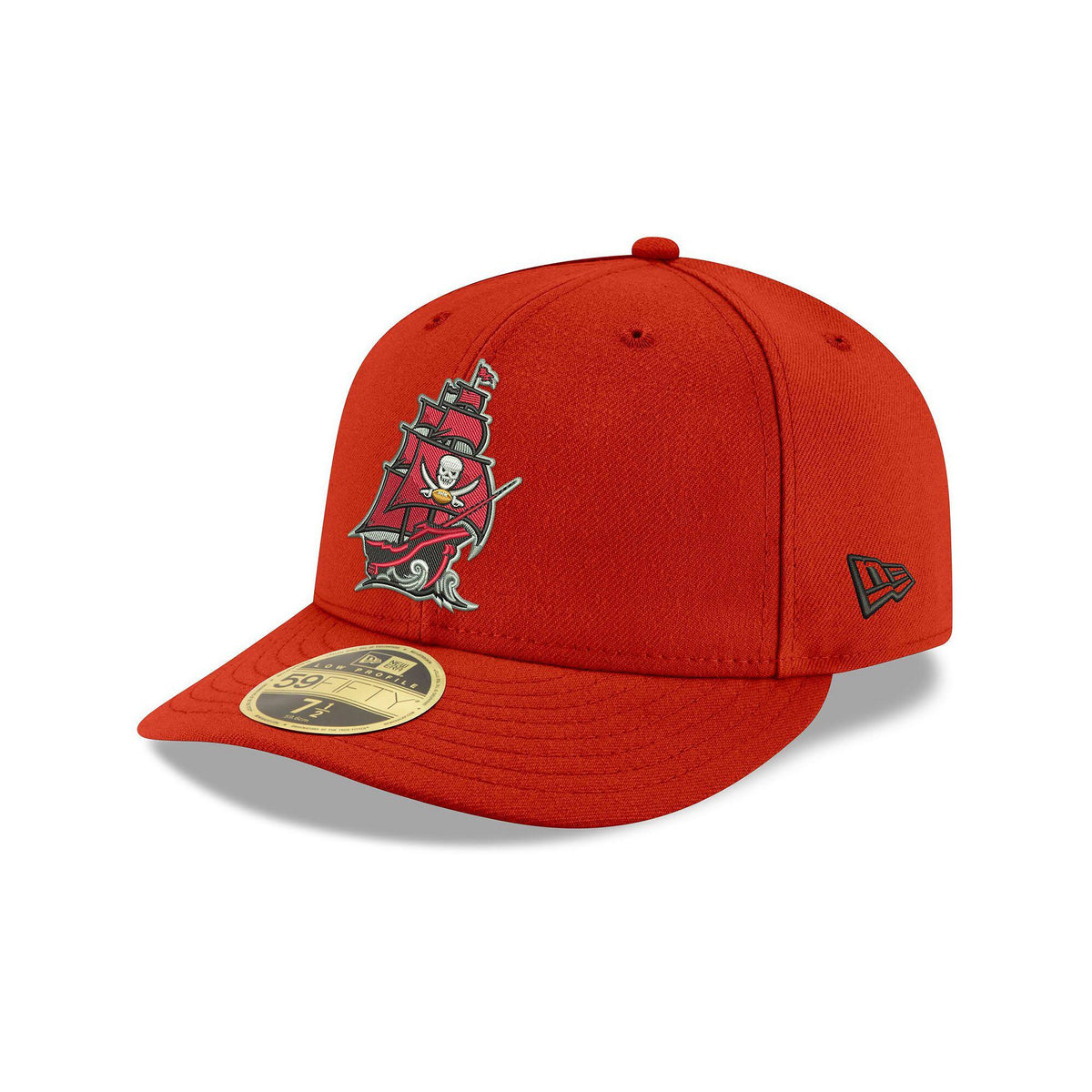Red Tampa Bay Buccaneers Low Profile Fitted Hat L1103