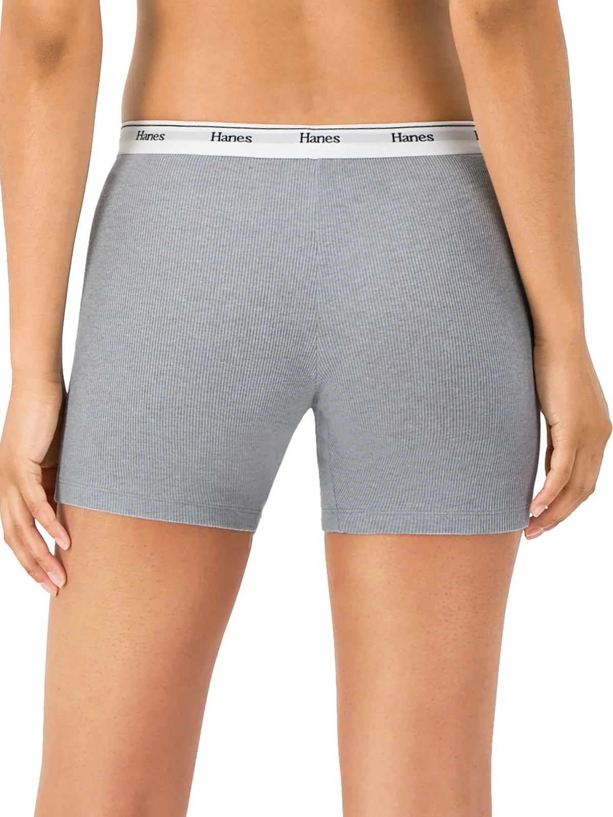 Breathable Cotton Stretch Mid-Thigh Boxer Brief Underwear 4-Pack S681099