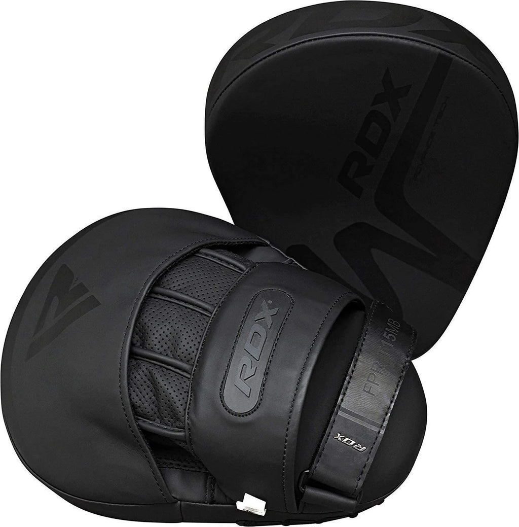 Black Leather Boxing Focus Mitts D814000