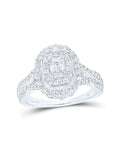 10kt Yellow Gold Round Brown Diamond Cluster Ring Size 5 E7431