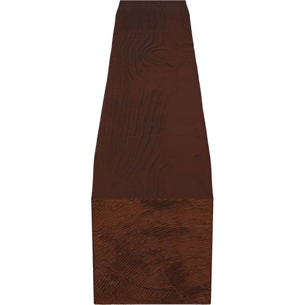 Sandblasted Faux Wood Fireplace Mantel, Natural Pecan I206