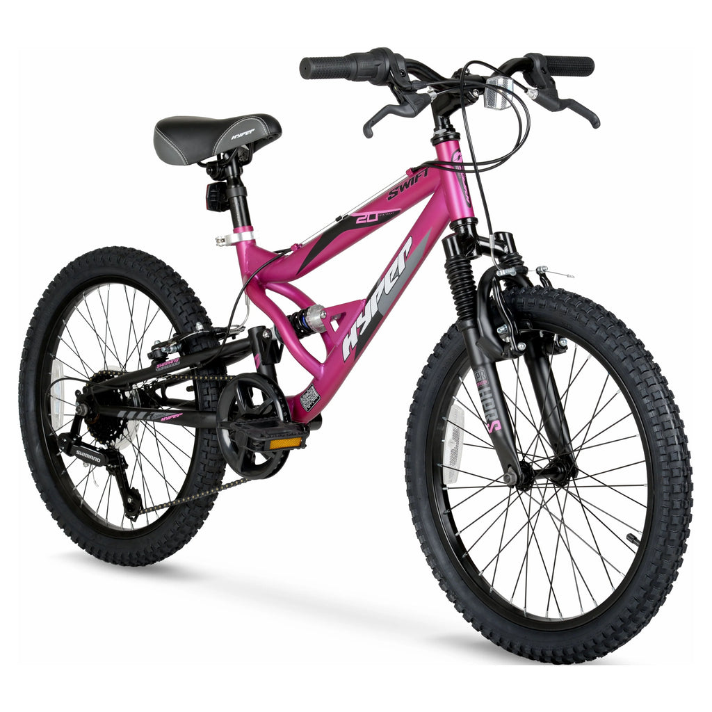 20 Girl's Mountain Bike for Kids, Magenta T175083