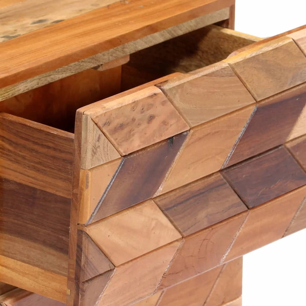 Bedside Cabinet Solid Reclaimed Wood H321245