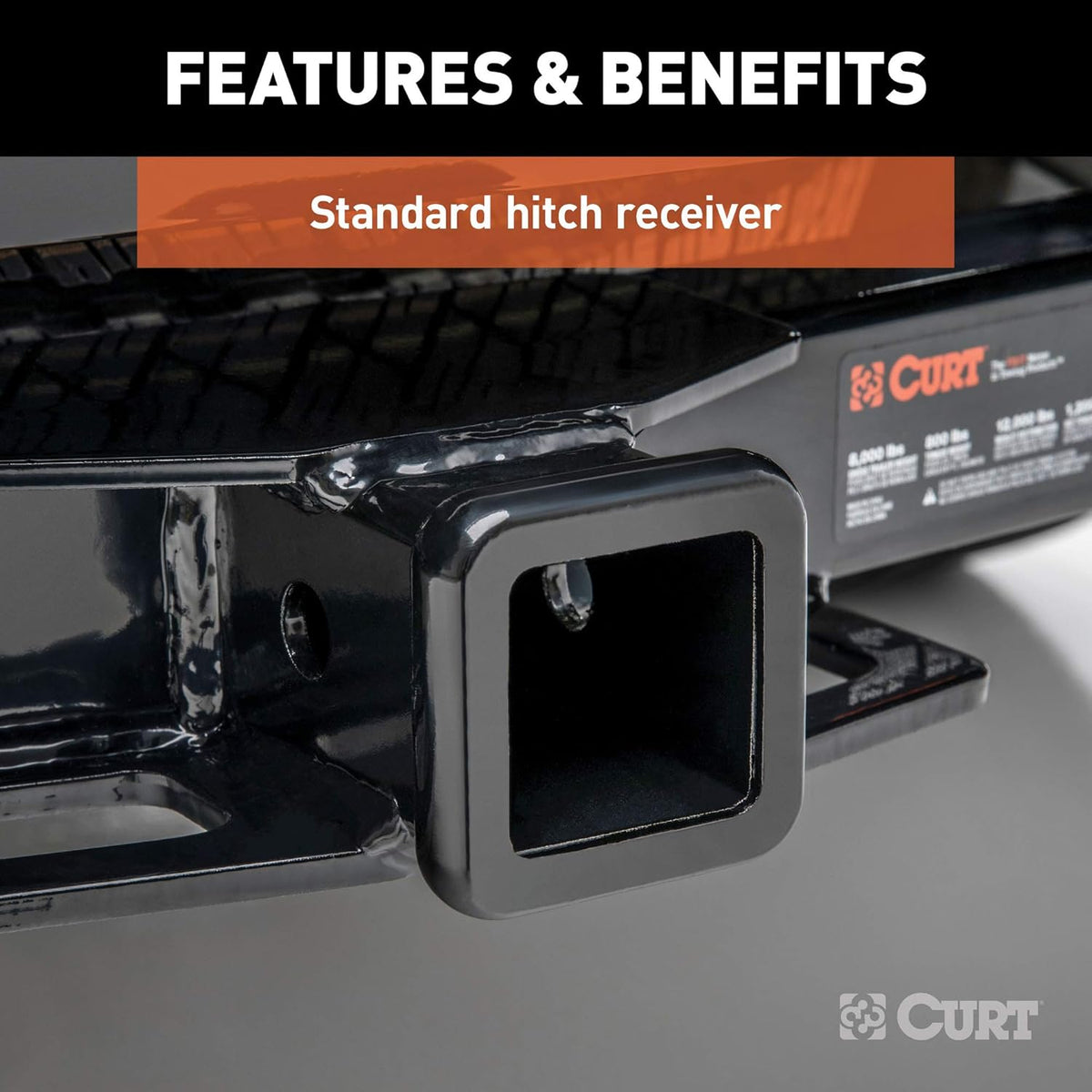 Class 3 Trailer Hitch, 2-Inch Receiver F776408