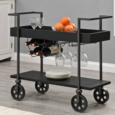 Bar Cart Black M89375