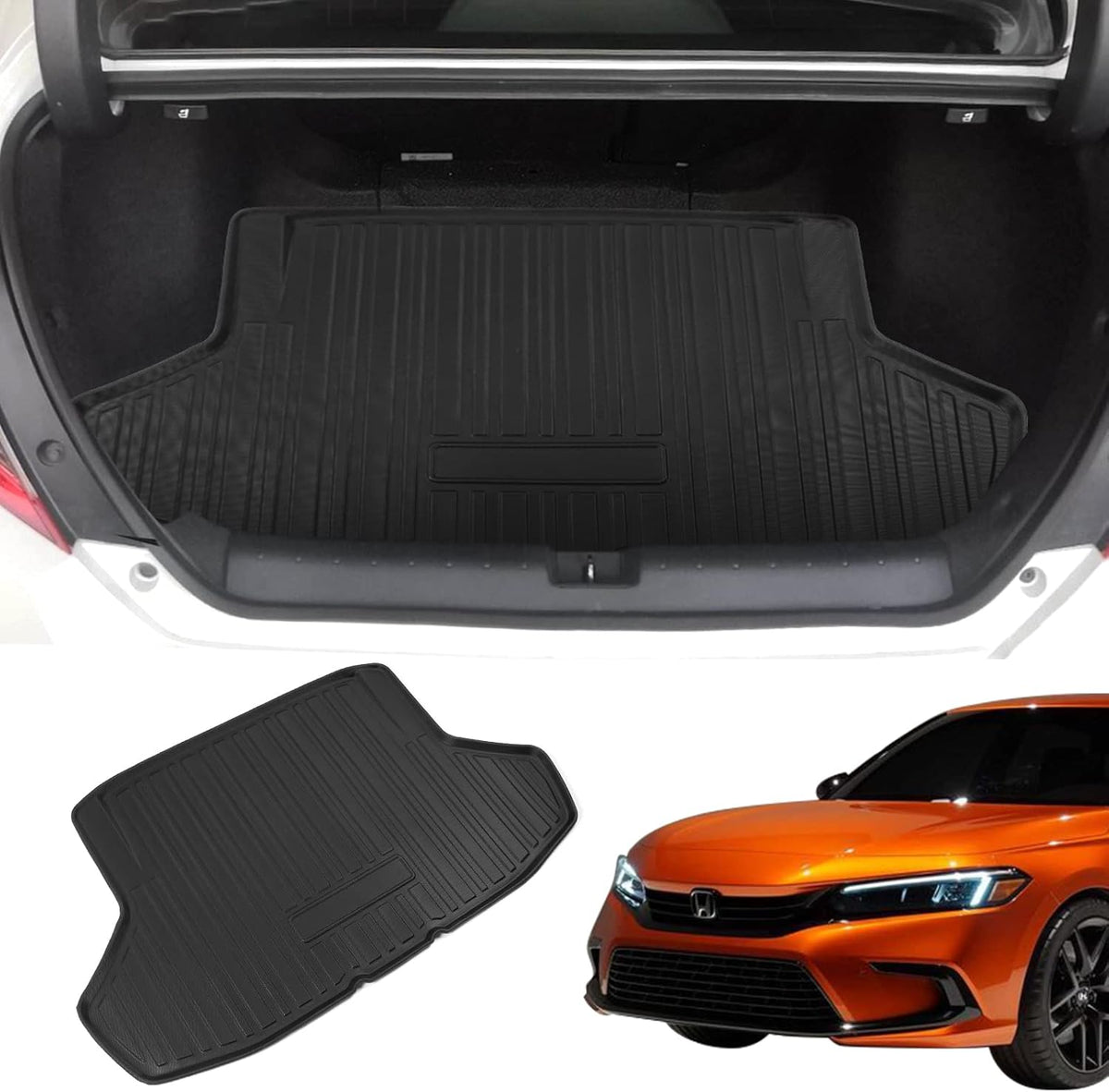 Cargo Liner Rear Trunk Mat TPE All-Weather Mats G2535