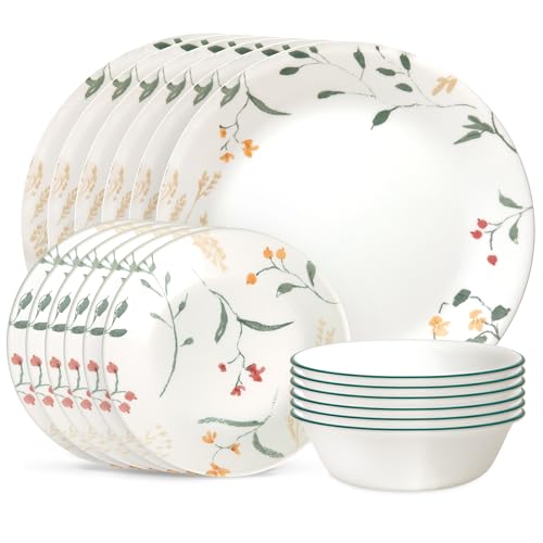18-Piece Triple Layer Glass Dinnerware Set S905
