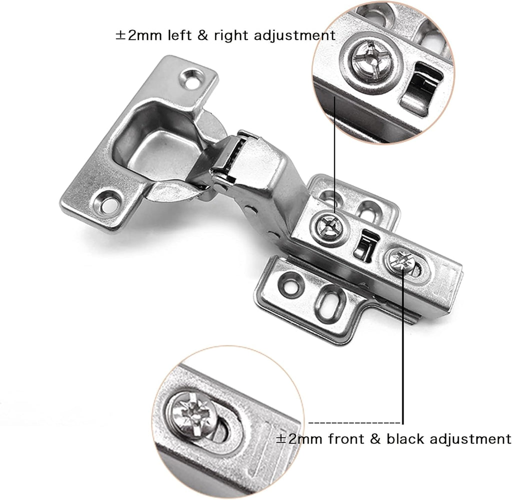 110 Degree Soft Close Cabinet Hinges 20 Pieces A29867