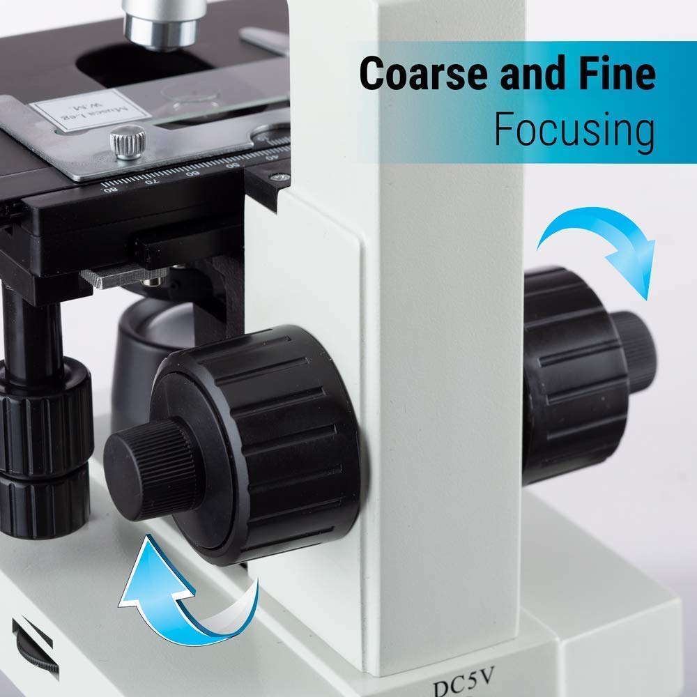 40X-2000X LED Binocular Compound Lab Microscope Q797