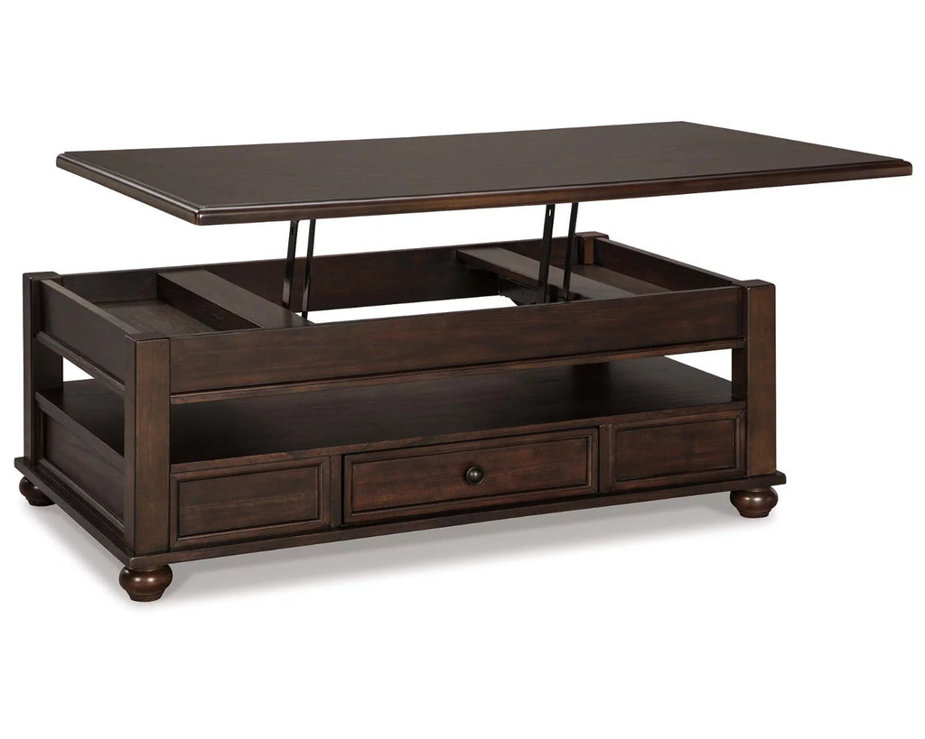 Dark Brown Coffee Table with Lift Top R323