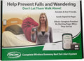 Wireless Fall Alert with 10in x 30in Bed Pad and Caregiver Pager C508030