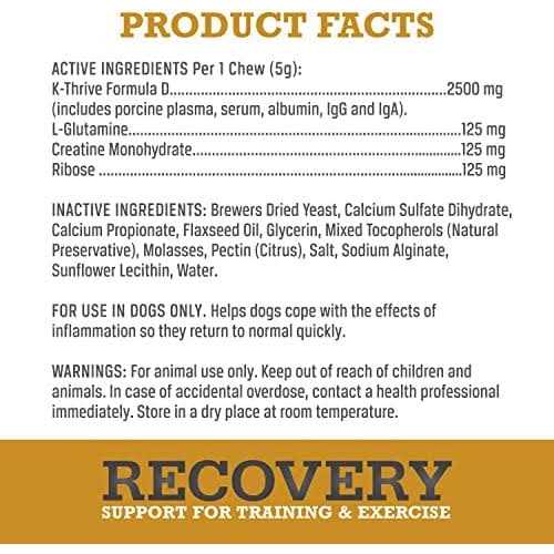 Soft Chews, 60 Chews, Natural Blood Protein Supplements for Dogs F47919