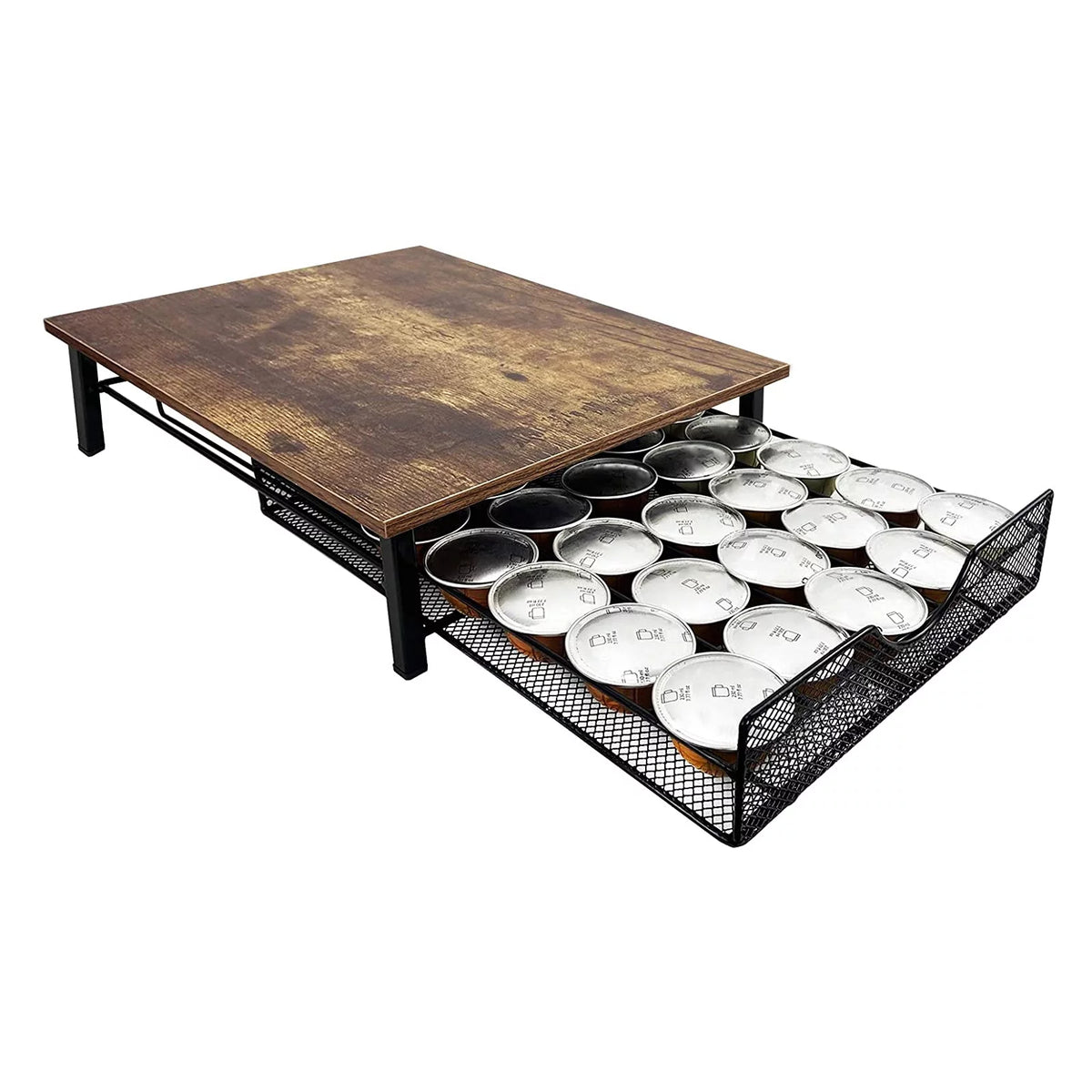 Brown Coffee Pod Storage Organizer E43497