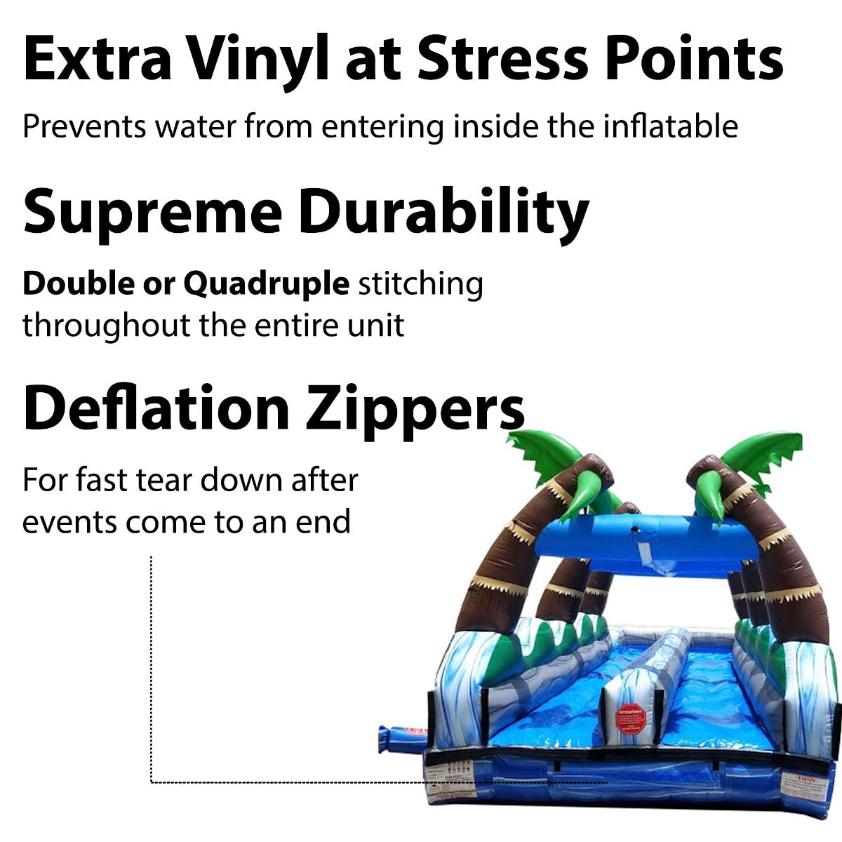 Commercial Inflatable Slip n Slide with Blower, 35' X782312