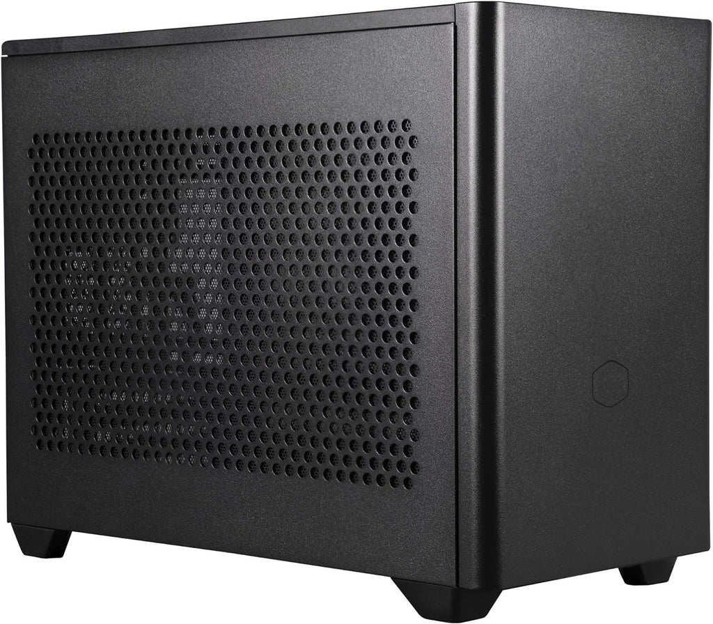 White Mini ITX Computer Case with Tempered Glass Side Panel E3882