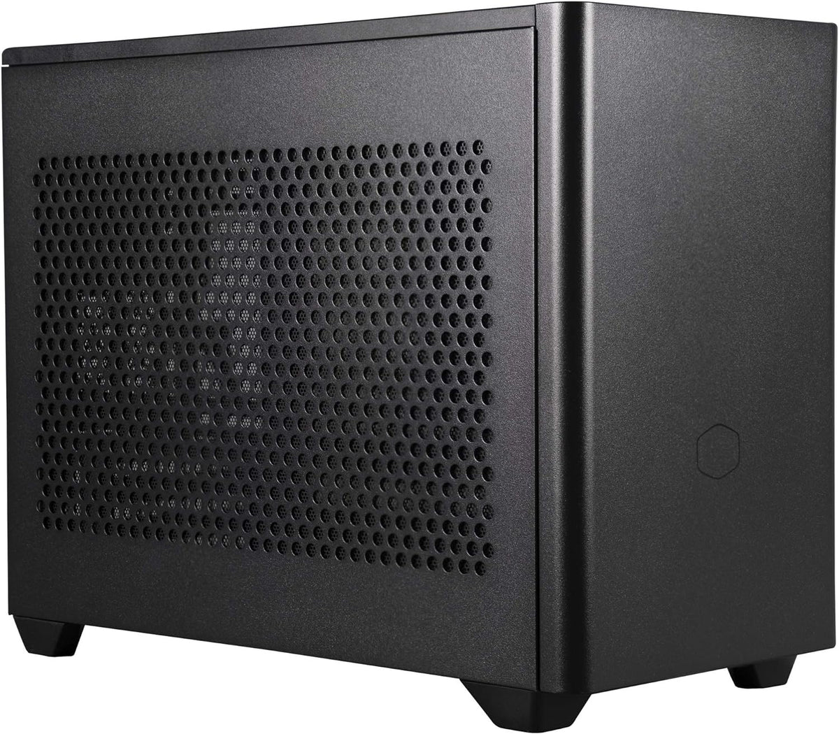 White Mini ITX Computer Case with Tempered Glass Side Panel E3882