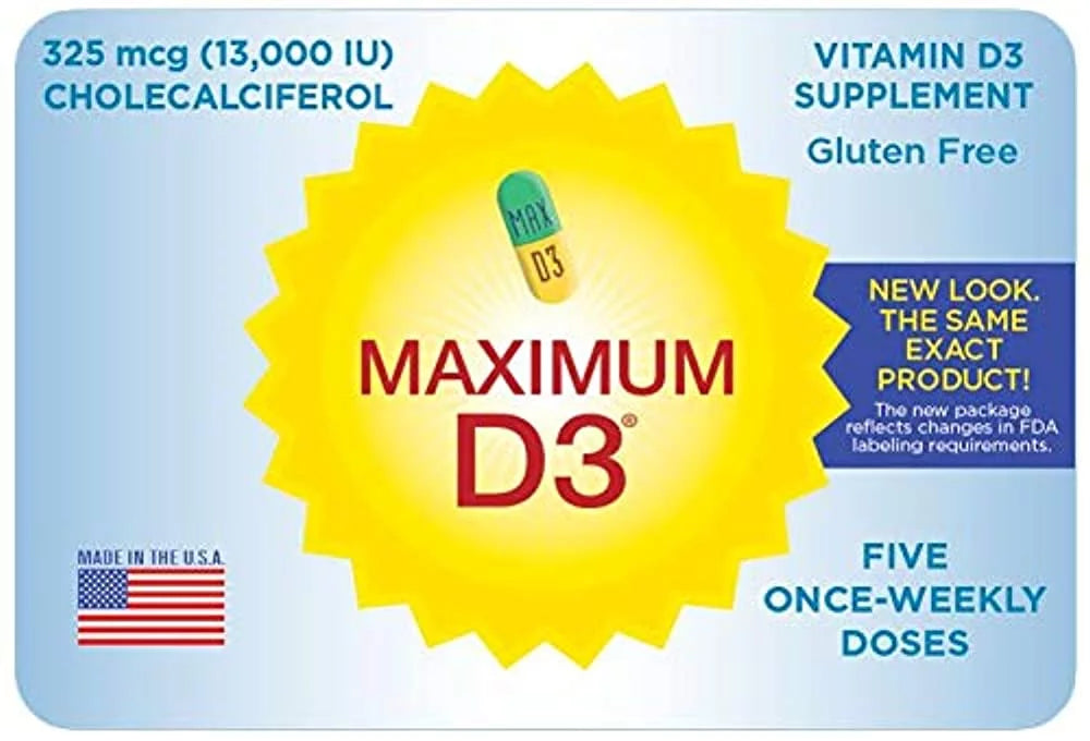 60 Capsules D3 13,000 IU W97469
