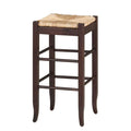 29x22 Square Rush Stool Cappuccino K858