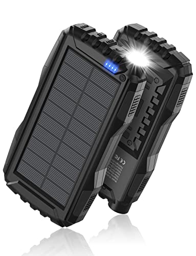 42800mAh Solar Power Bank with Flashlight (Orange) Y89972
