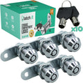 7/8” RV Storage Locks 5-Pack 100% Metal Utility Cam Lock with 10 Keys B831357