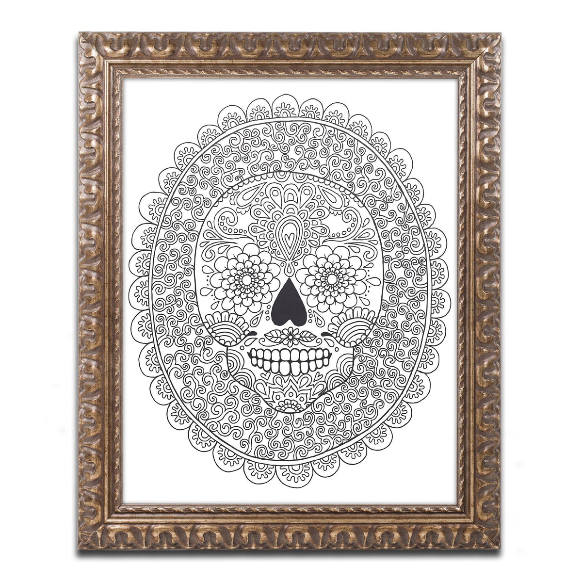 Gold Ornate Frame 11x14-Inch Art T337