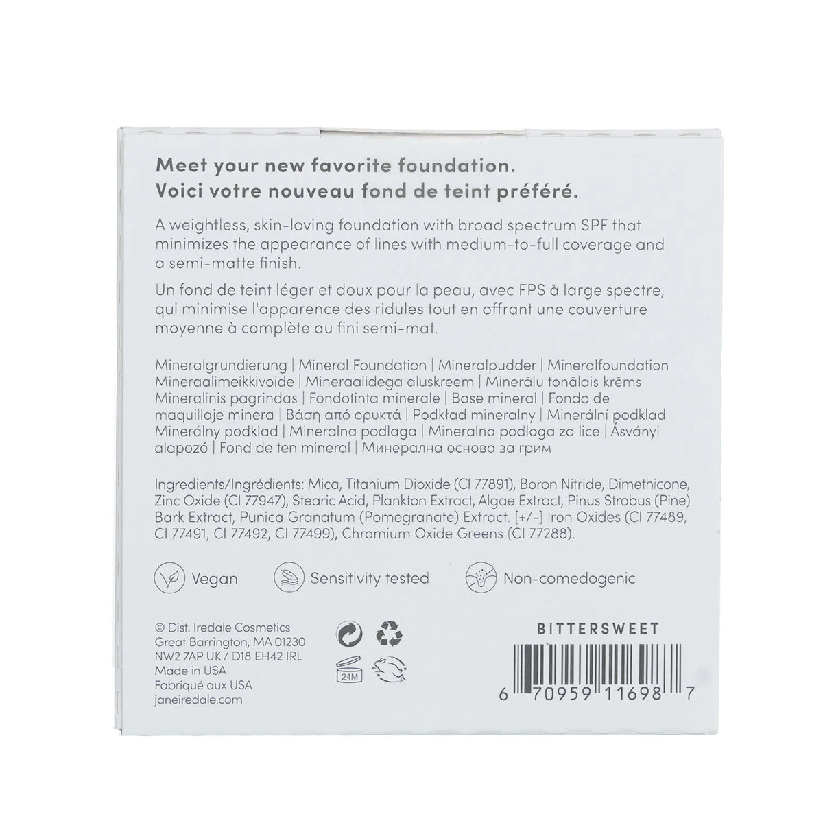 Mineral Foundation Refill SPF 20 Latte 9.9g A99740