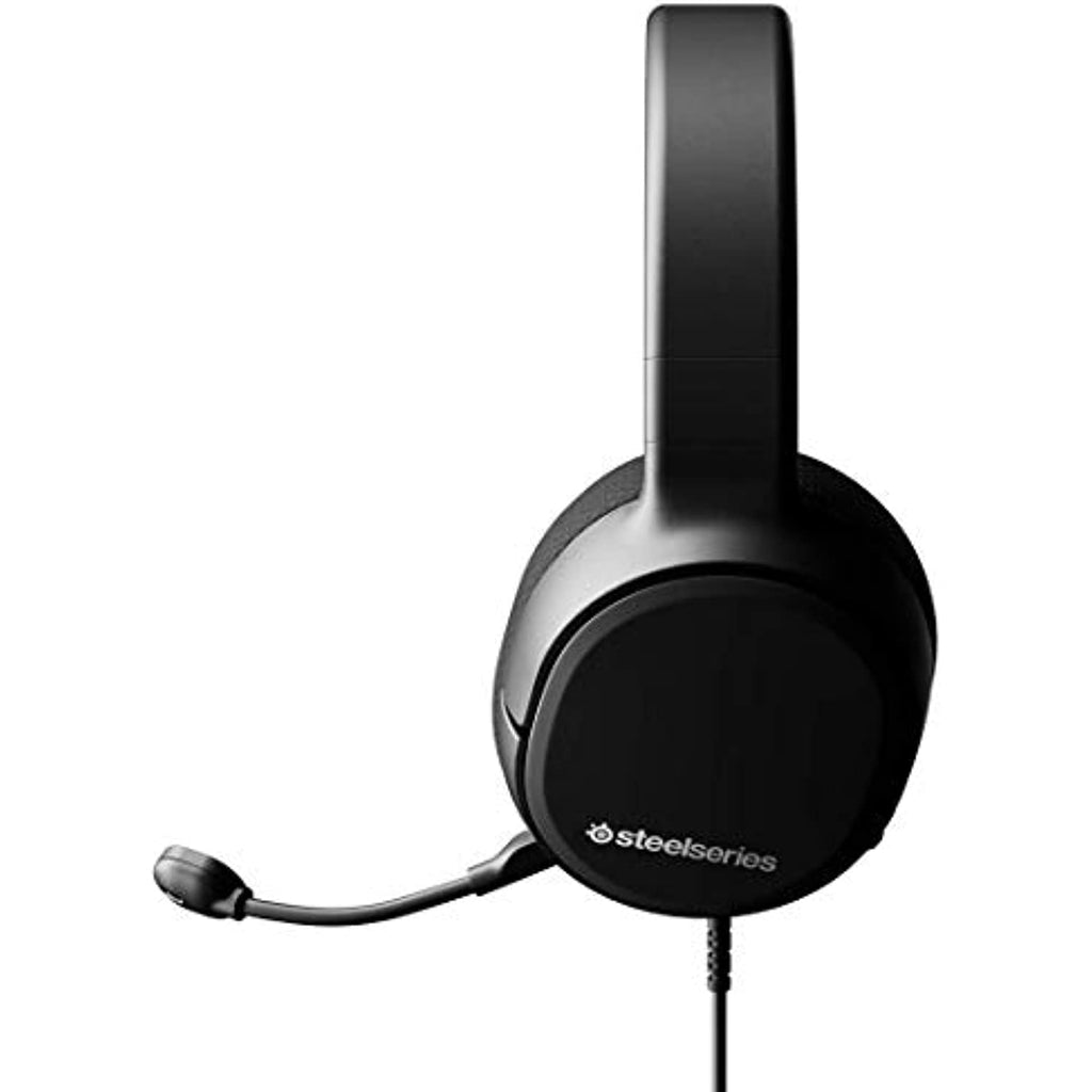 Wired Gaming Headset with Detachable Microphone and Steel-Reinforced Headband R749452