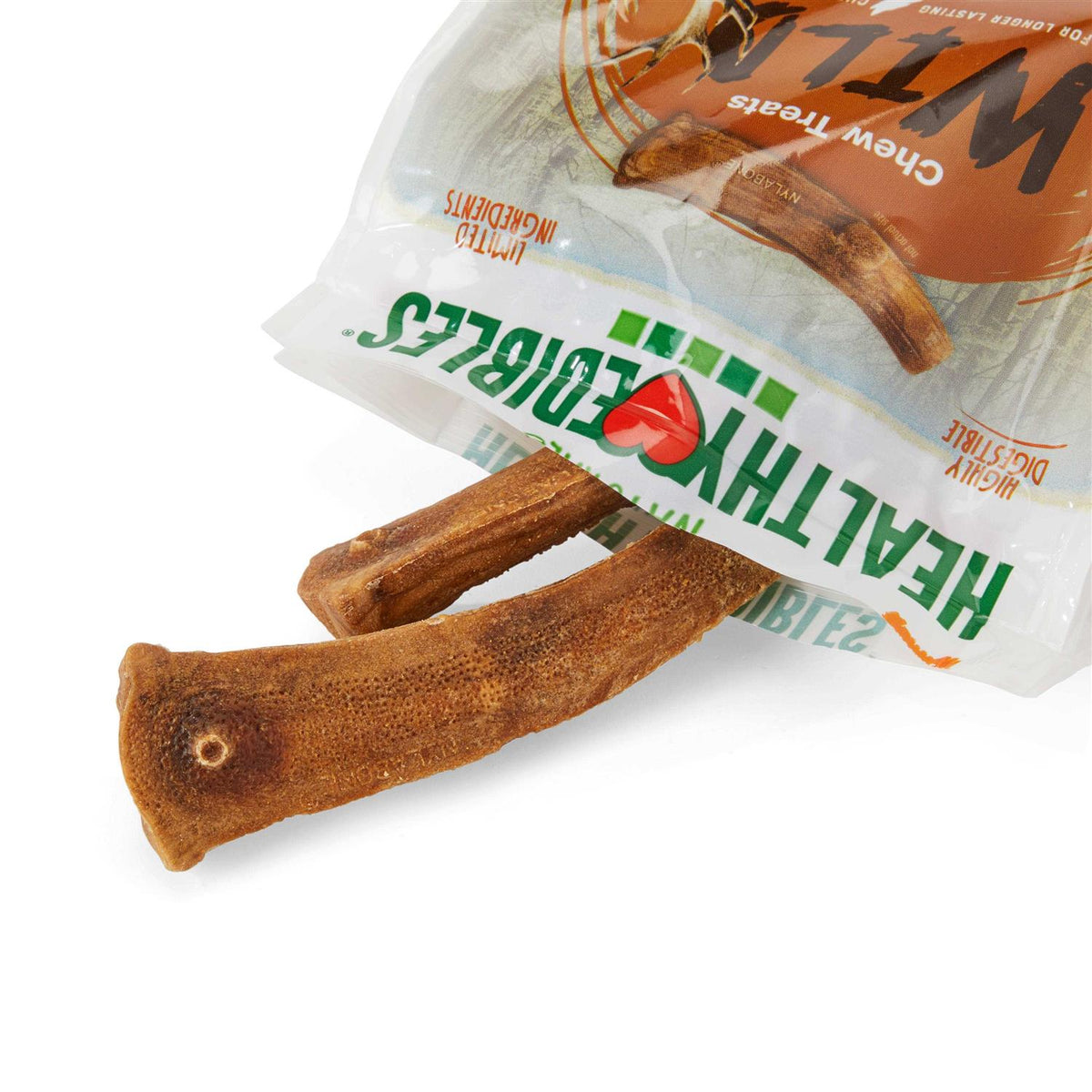 Healthy Edibles Wild Antler Chews Venison D101