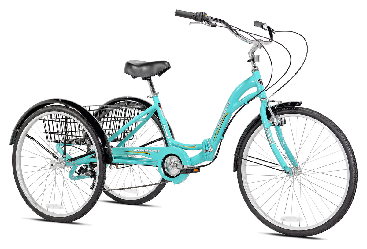 Aqua 7-Speed Folding Adult Tricycle I682