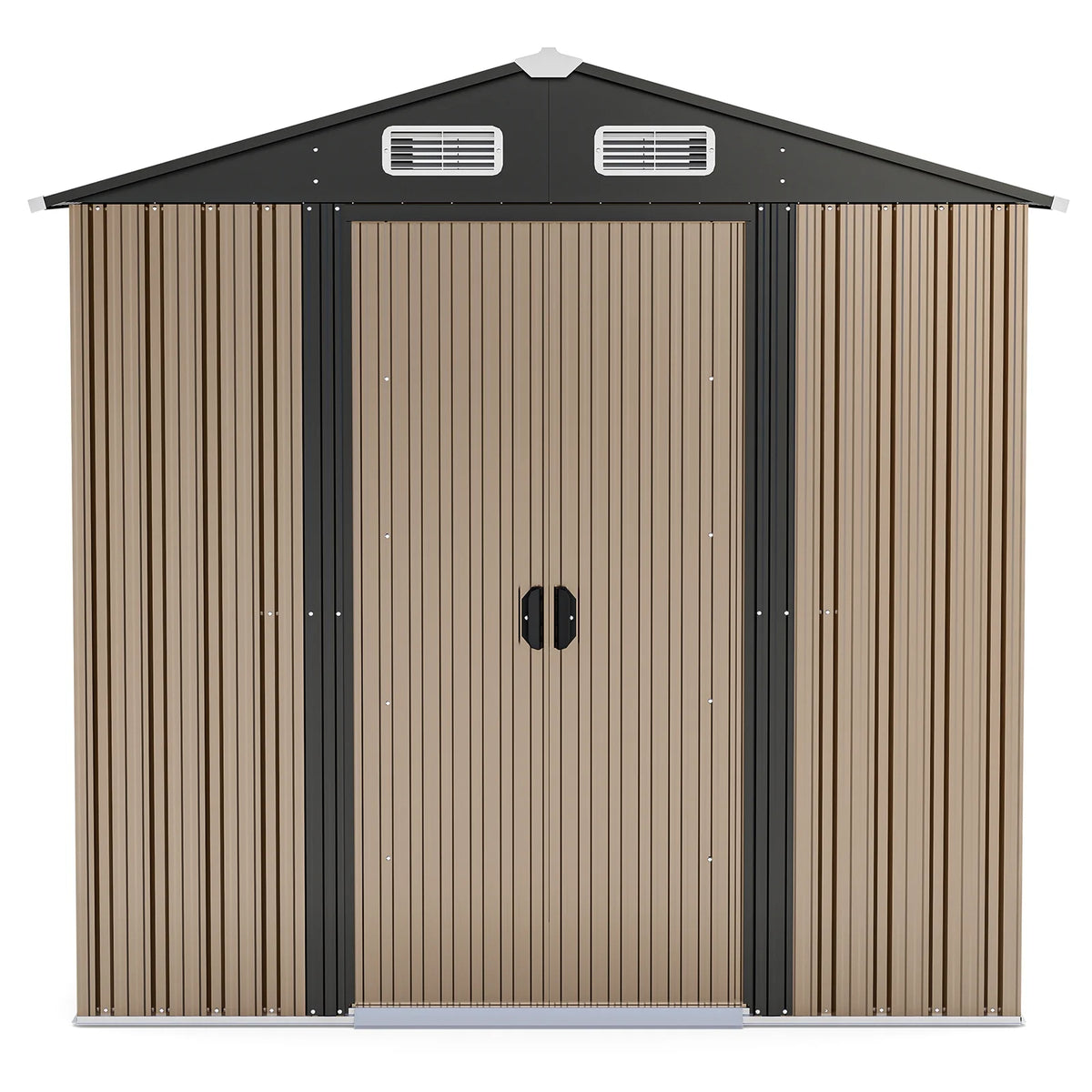 6 x 4 FT Waterproof Metal Outdoor Storage Shed V2585
