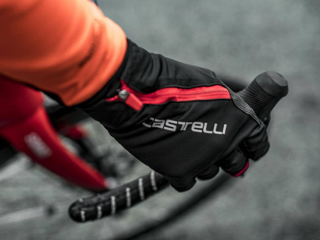 Black Red L Glove B577372