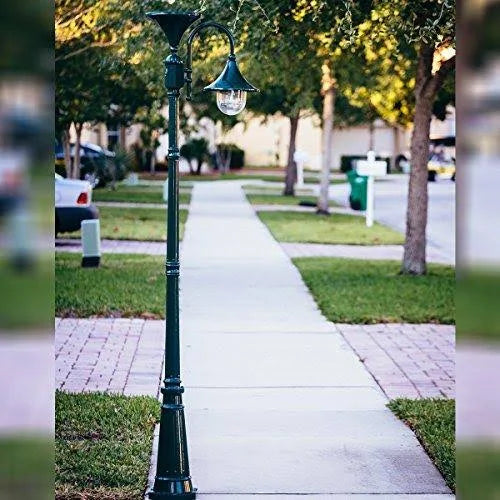 Green Solar Lamp Post U922