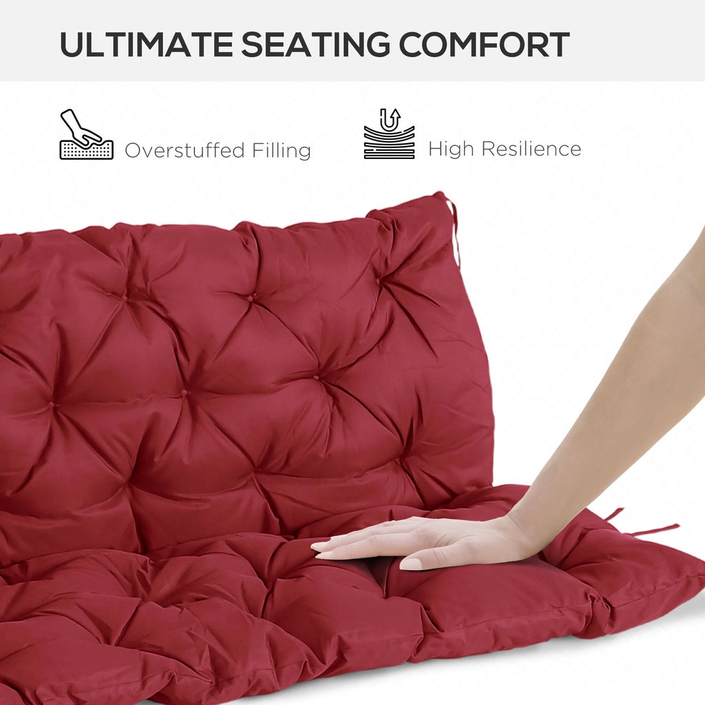 3 Seater Outdoor Bench Swing Chair Cushions G752