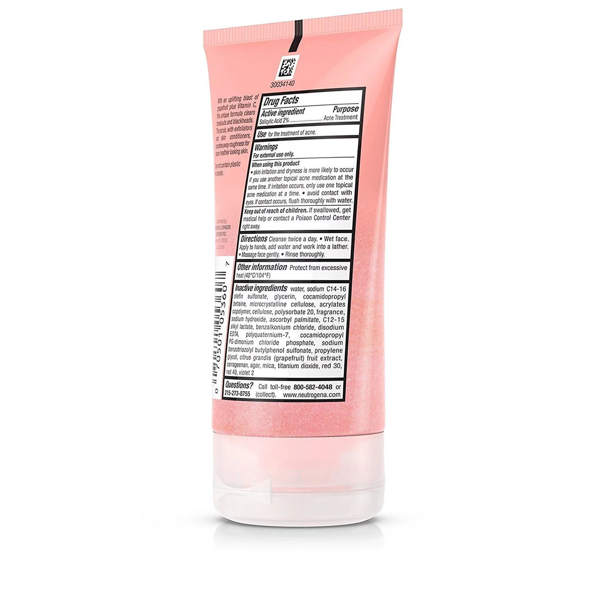 Oil-Free Acne Wash Foaming Scrub 2 oz 3 Pack K150987