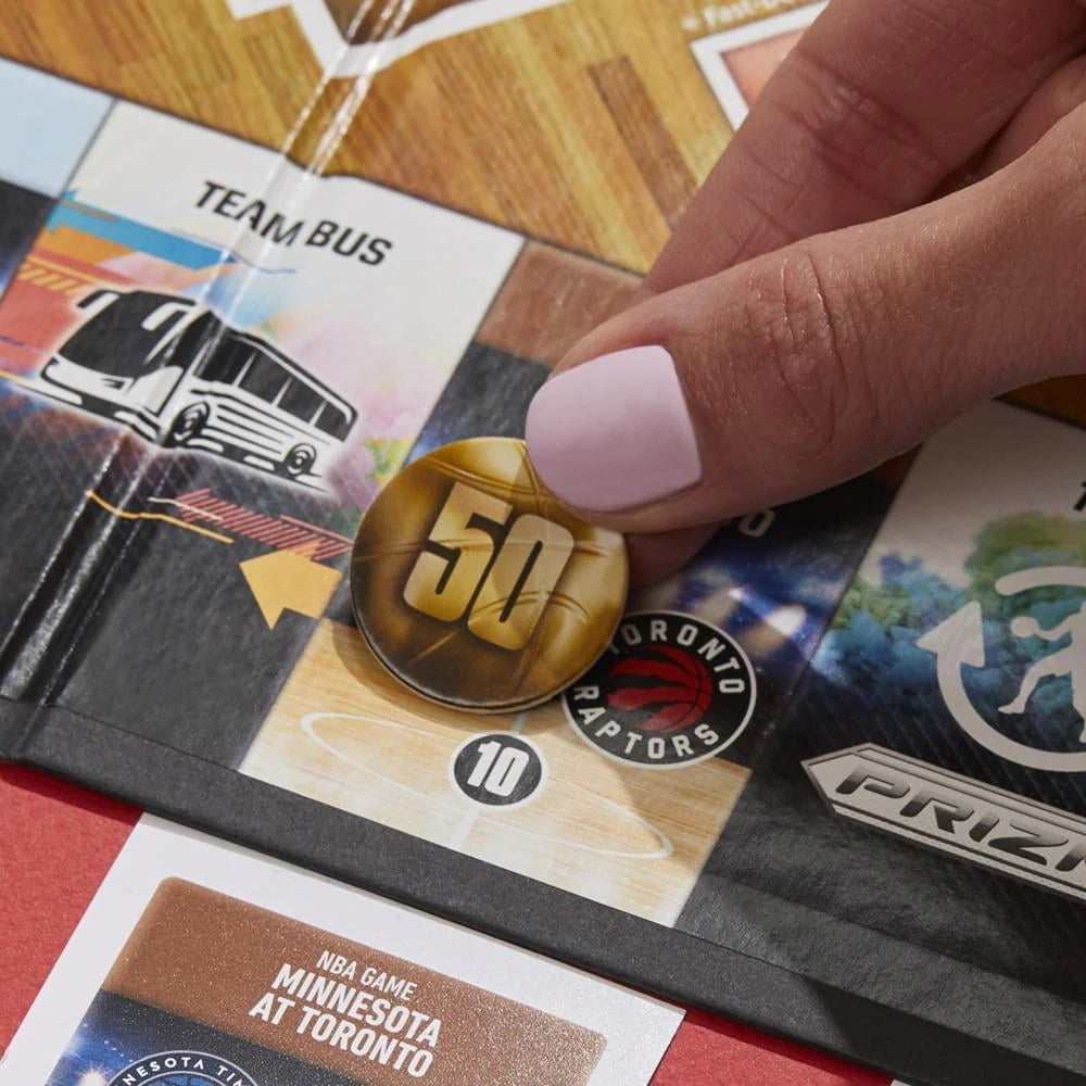 Monopoly Prizm NBA Edition Board Game with Trading Cards L194713