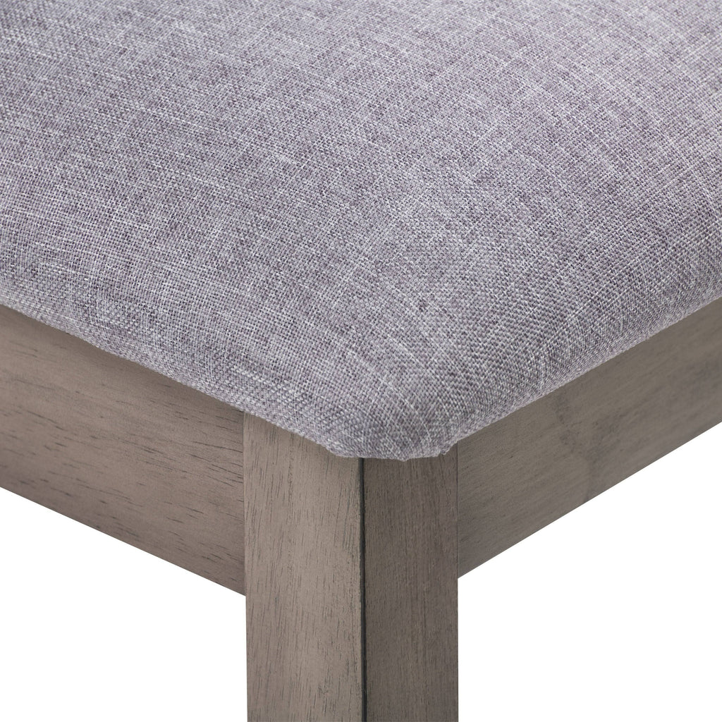 Washed Gray Counter Height Dining Chair Set of 2 G375