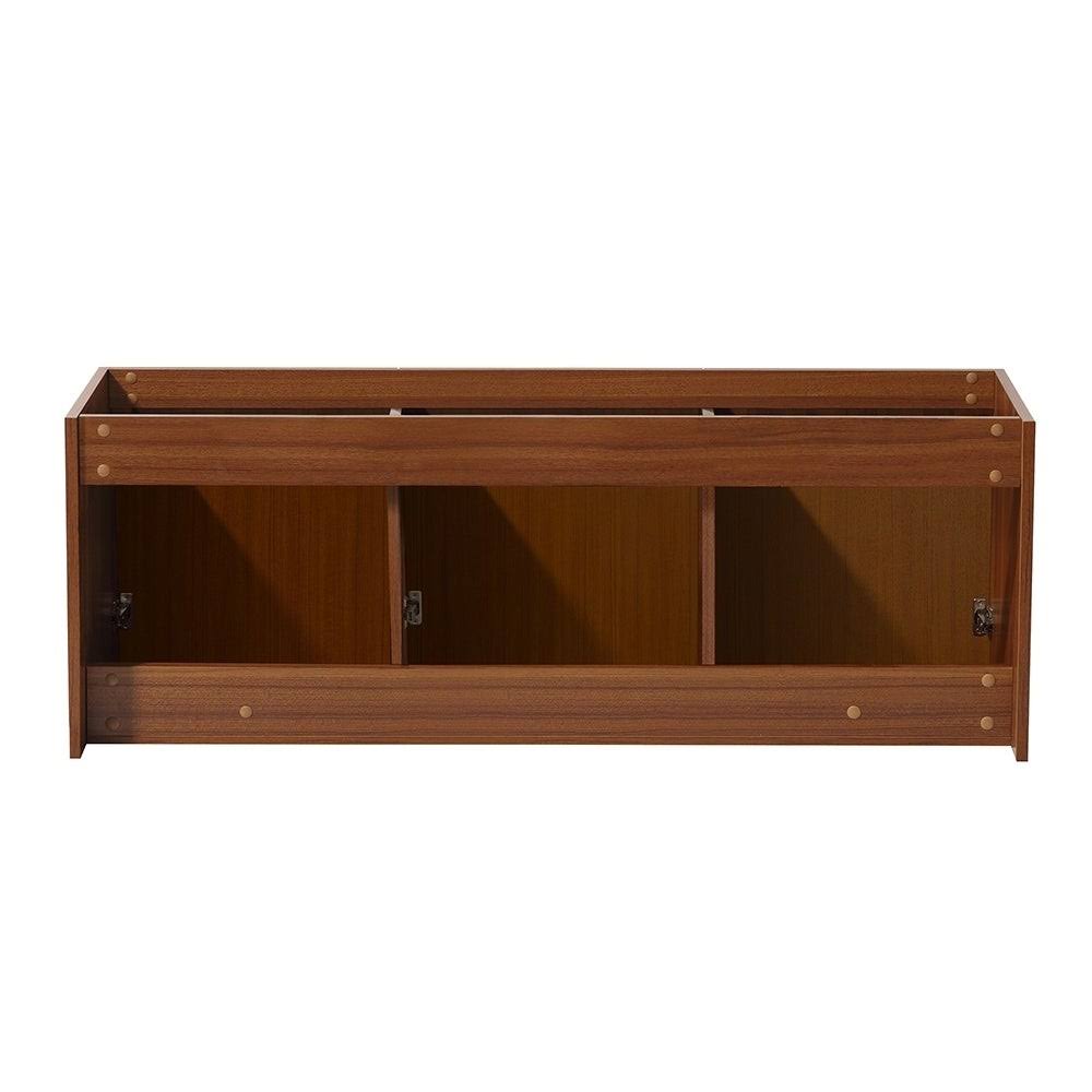 Teak Wall Hung Single Sink Bathroom Cabinet B2076
