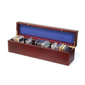 Mahogany Wood Grain Coin Box for 50 Slabs V69469