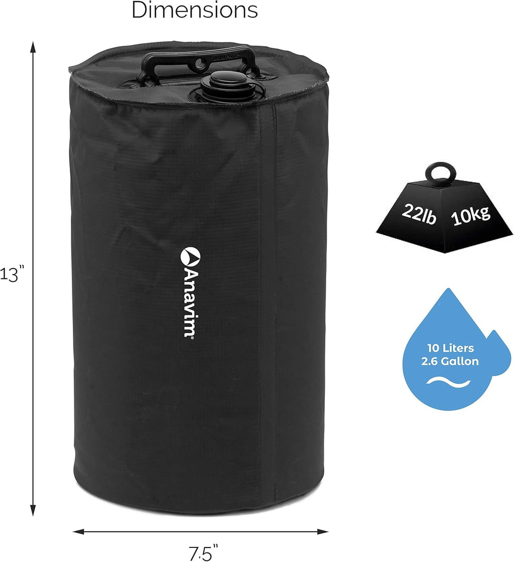4pcs-Pack Black Canopy Water Weights Bag K235256